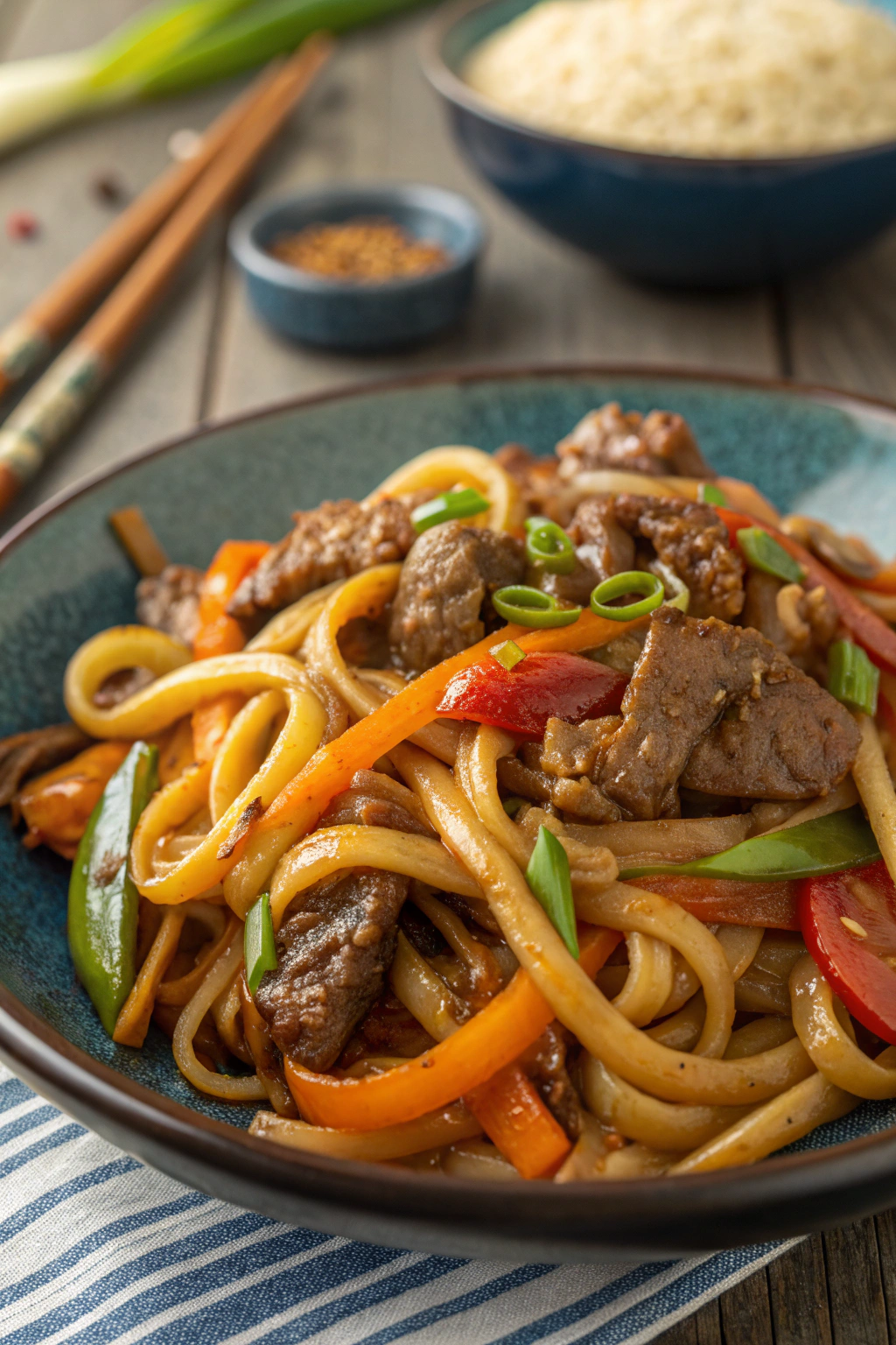 Beef Udon Noodles Recipe
