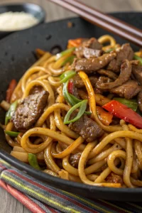 Black Pepper Beef Udon Recipe