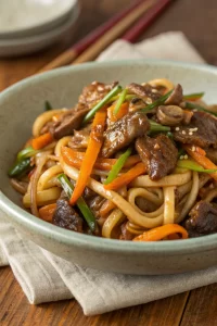 Bulgogi Beef Udon Stir Fry Recipe