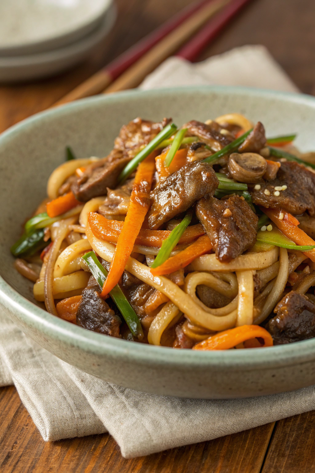 Bulgogi Beef Udon Stir Fry Recipe