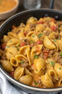 Cheesy Instant Pot Taco Pasta Recipe