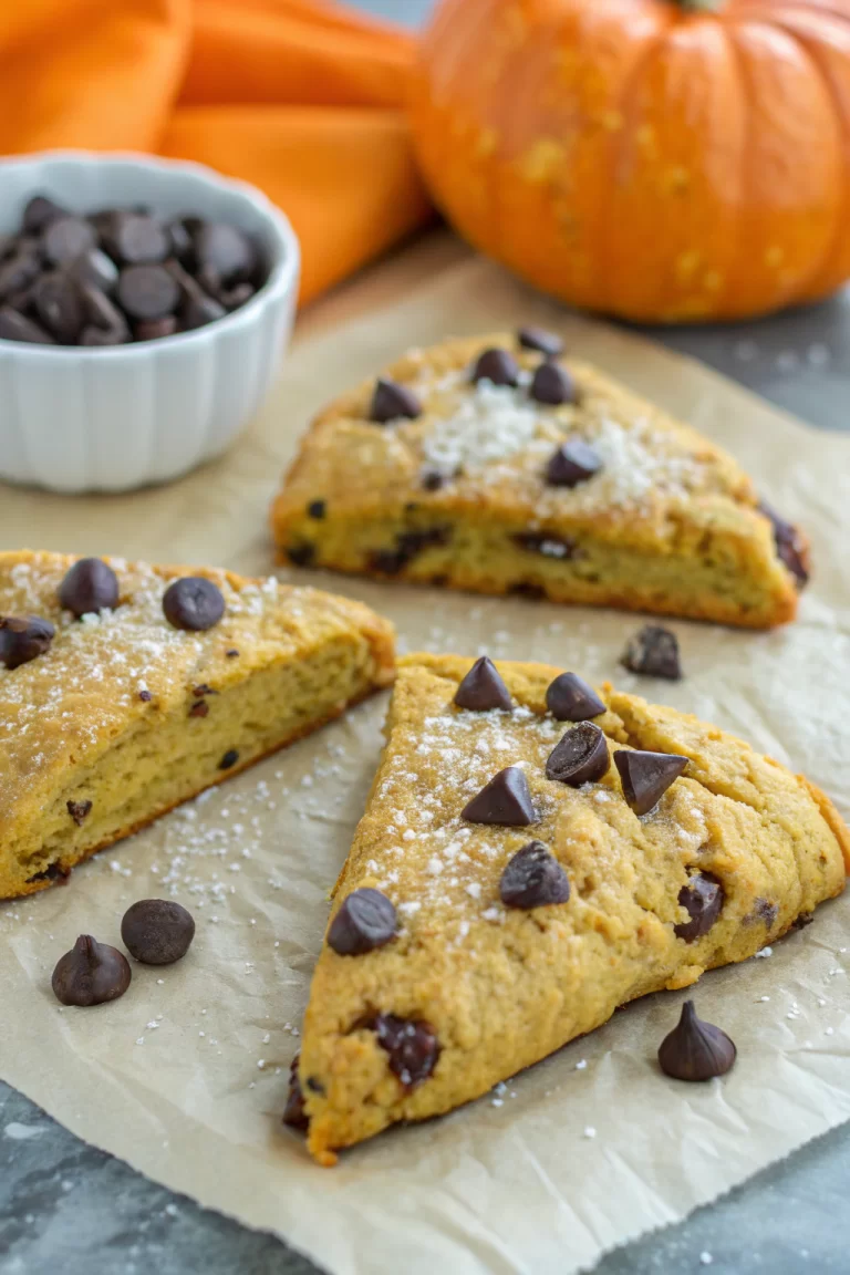 Chocolate Chip Pumpkin Scones Recipe