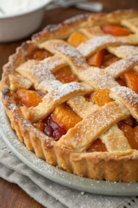 Classic Apricot Pie with a Flaky Butter Crust