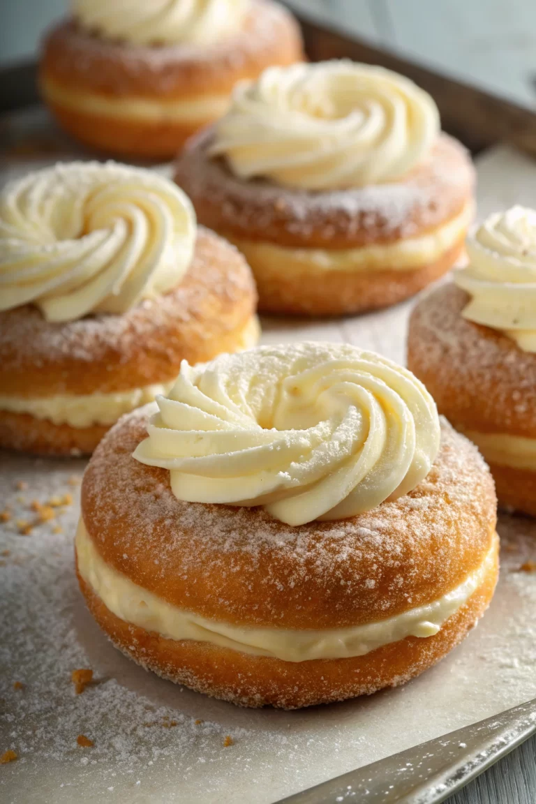 Cloud-like Vanilla Donuts Recipe
