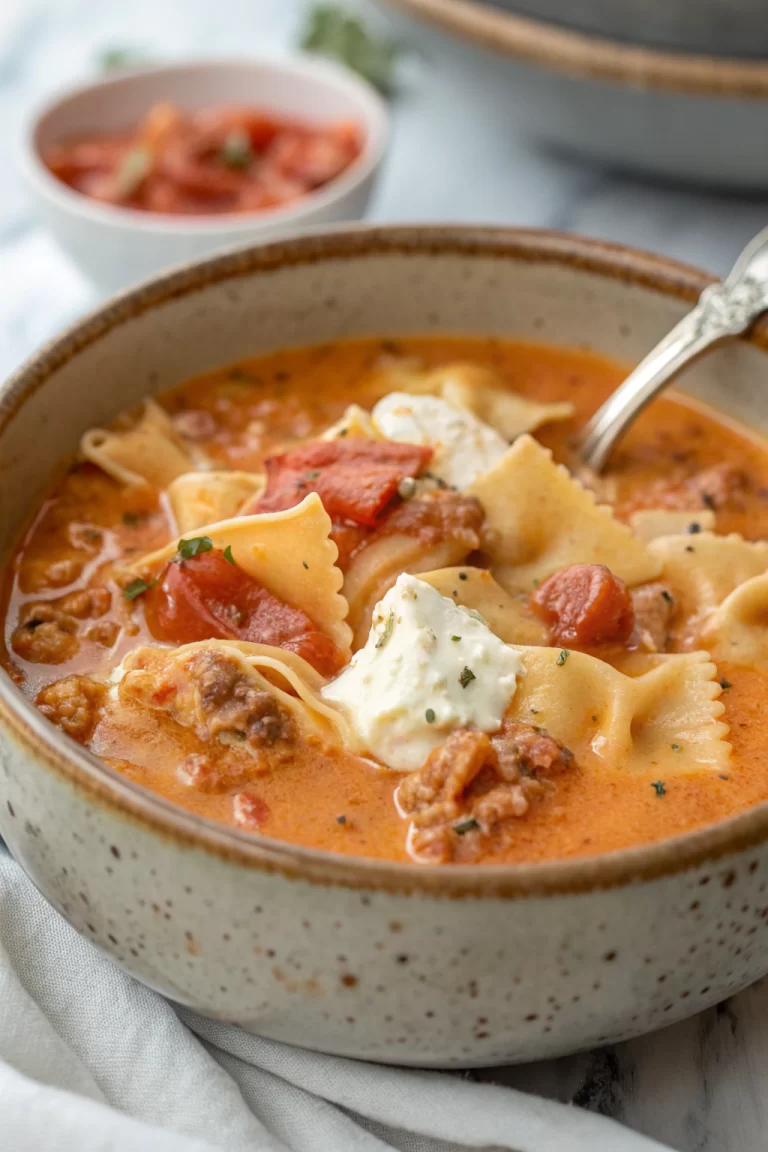 Creamy Lasagna Soup Recipe