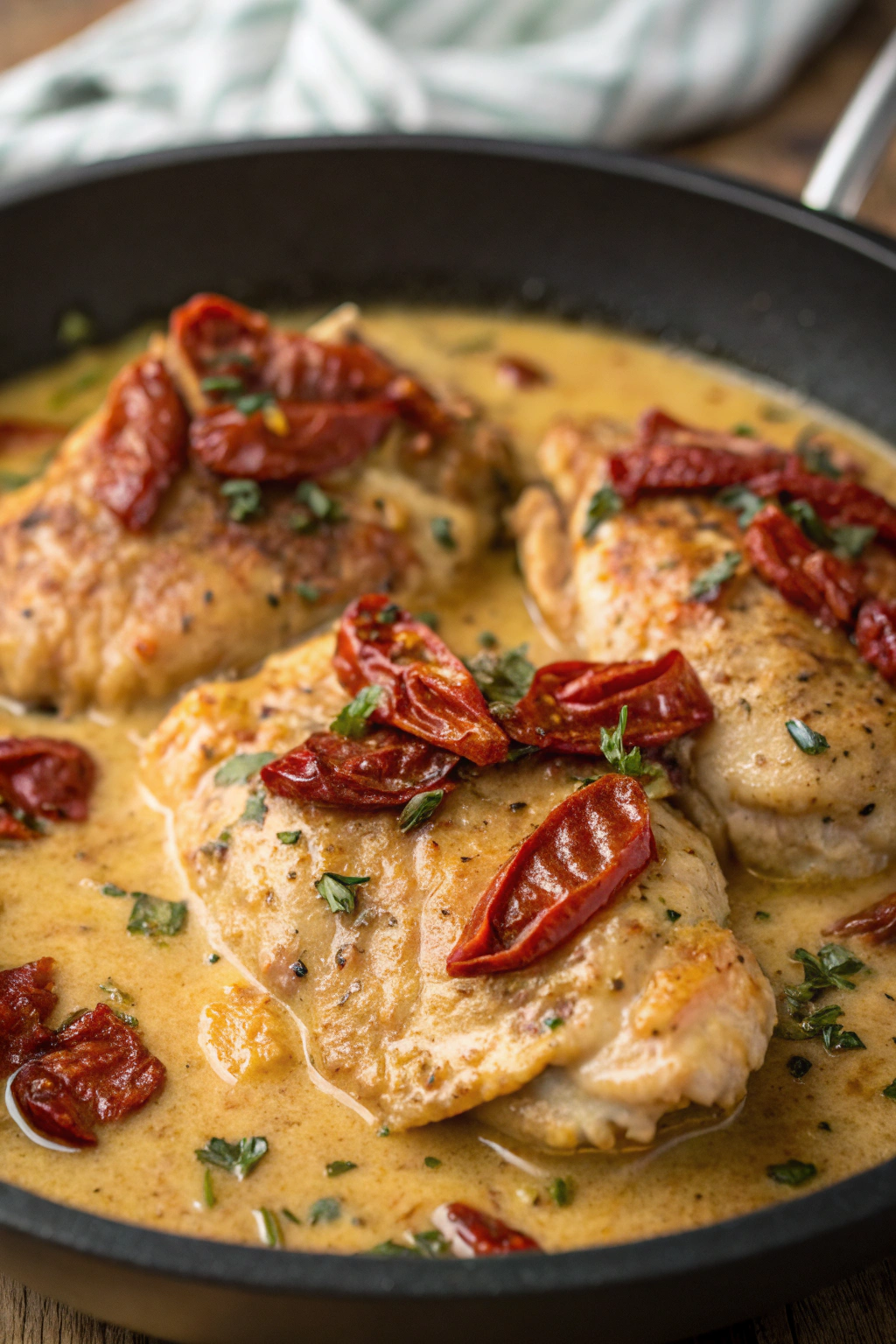 Creamy Sun-Dried Tomato Chicken Recipe