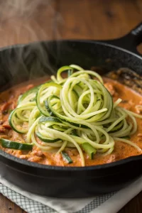Creamy Tomato Sauce with Zoodles