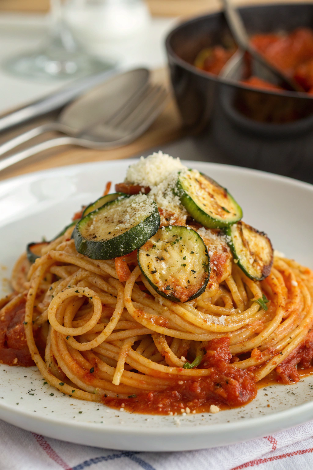 Creamy Zucchini Lemon Pasta Recipe