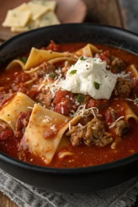 Crockpot Lasagna Soup Recipe
