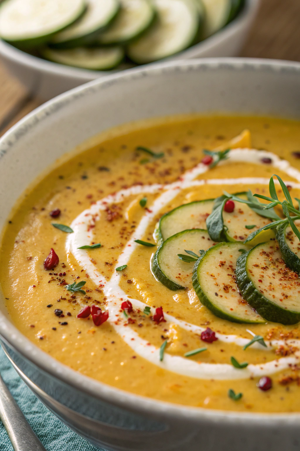 Curried Zucchini Soup Recipe