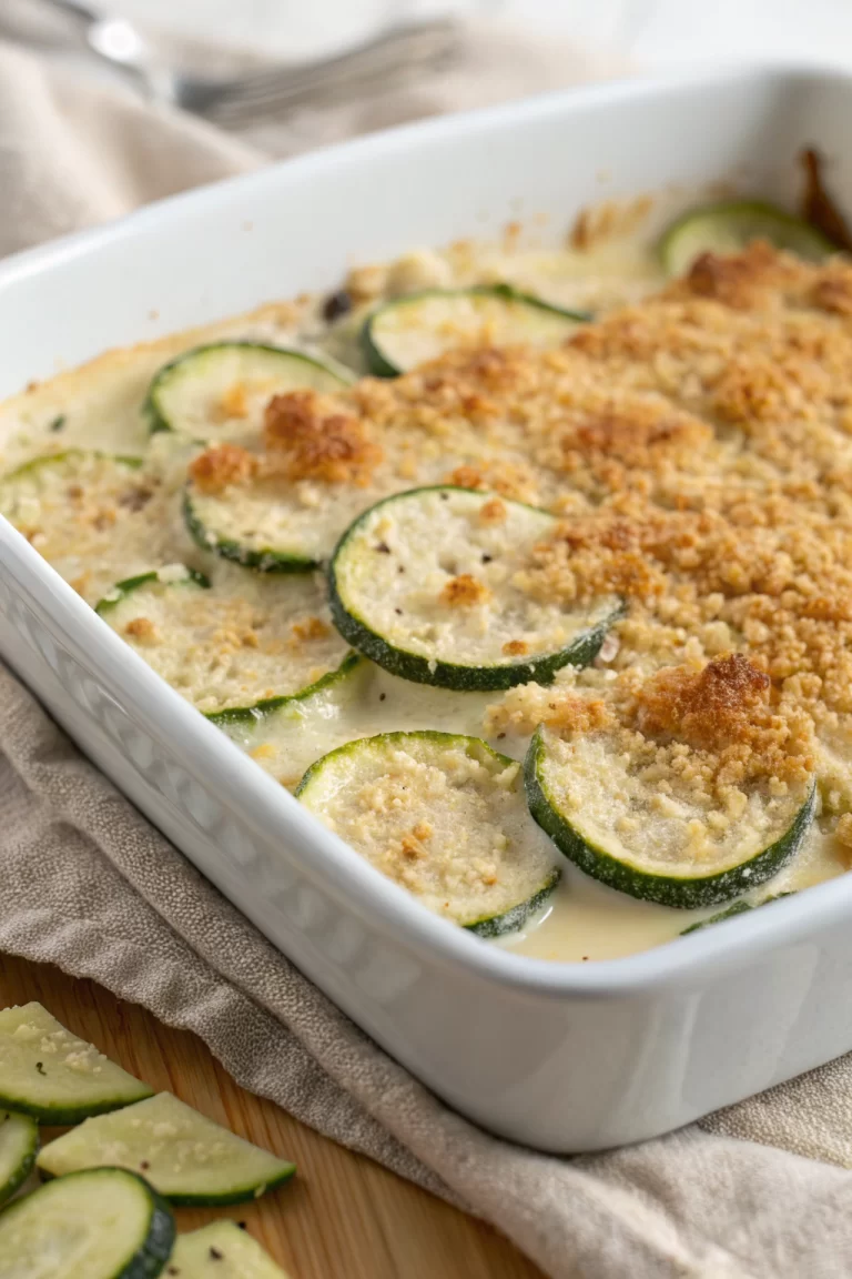 Easy Cheesy Zucchini Casserole Recipe