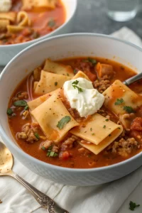 Gluten Free Lasagna Soup Recipe