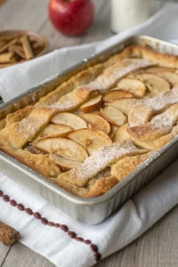 Home-baked Apple Slab Pie Recipe