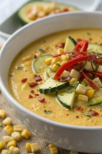 Instant Pot Thai Soup With Corn and Zucchini
