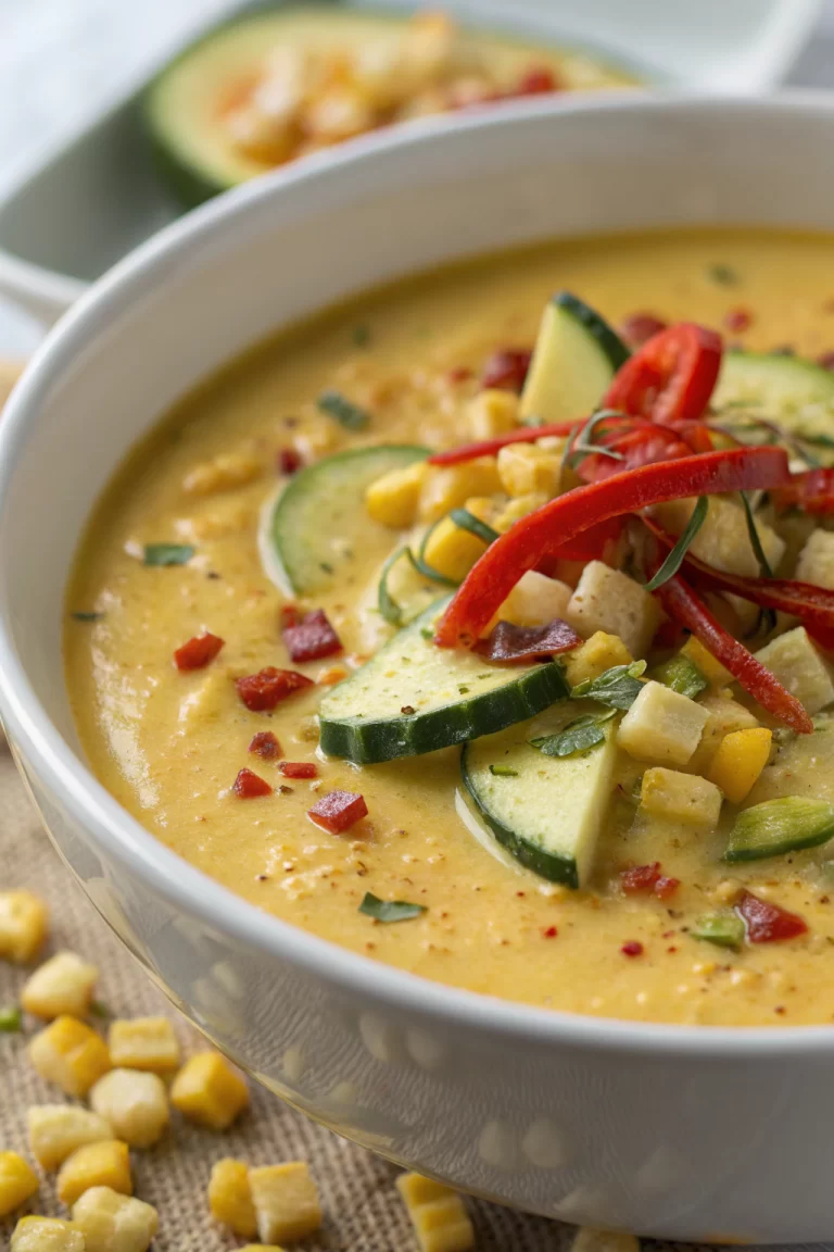 Instant Pot Thai Soup With Corn and Zucchini