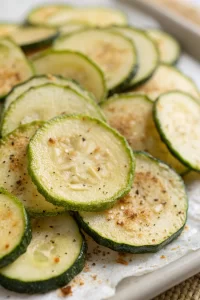 Low Calorie Zucchini Chips