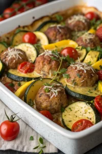 Low Carb Zucchini and Sausage Casserole