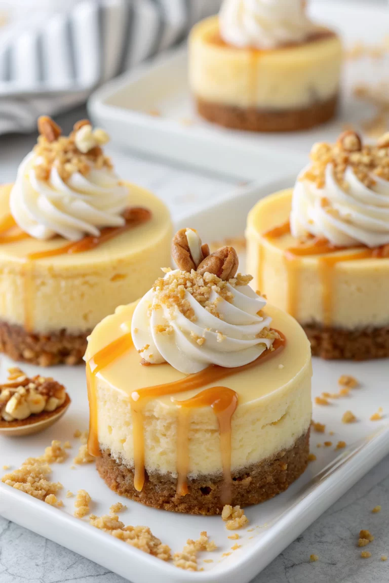 Mini Caramel Cheesecakes Recipe
