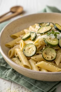 Pasta Con Zucchini with Ricotta and Parmesan