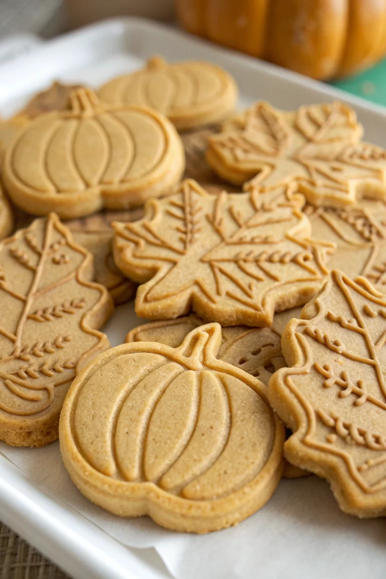 Pecan Pumpkin Spice Cut Out Cookie Recipe