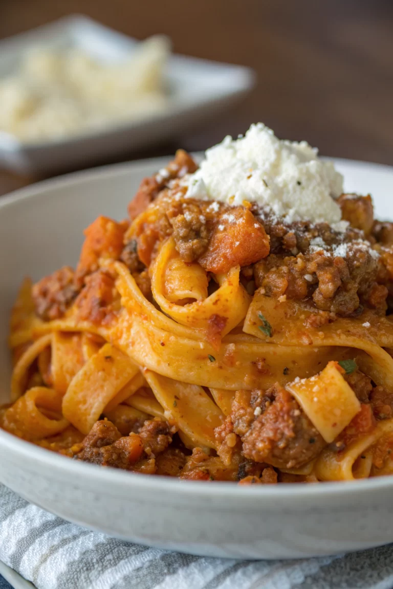 Pumpkin Beef Bolognese Recipe
