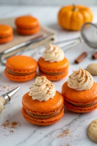 Pumpkin Pie Macarons Recipe