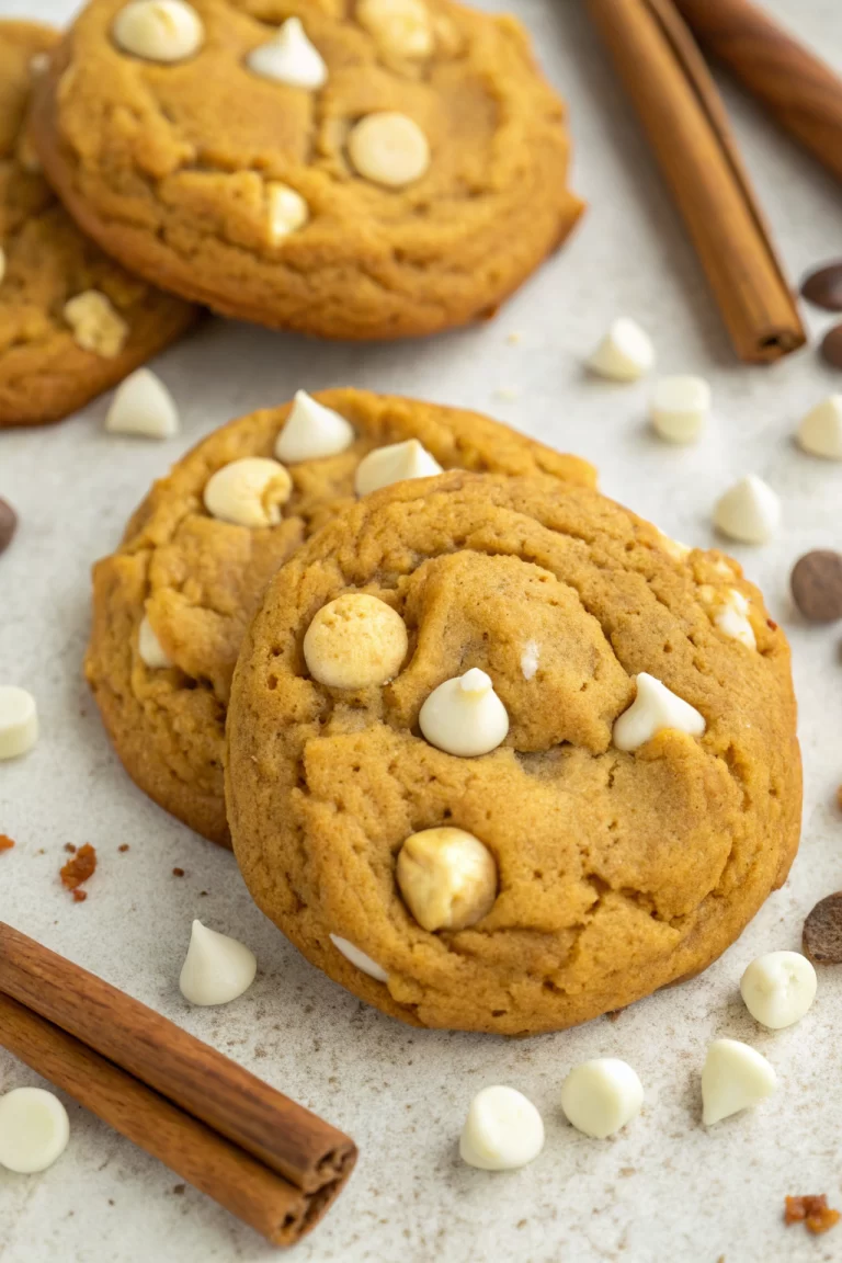 Pumpkin White Chocolate Chip Cookies Recipe