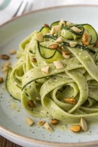Roasted Courgette Pesto Pasta Recipe