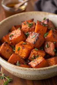 Roasted Sweet Potatoes with Cinnamon & Honey Recipe