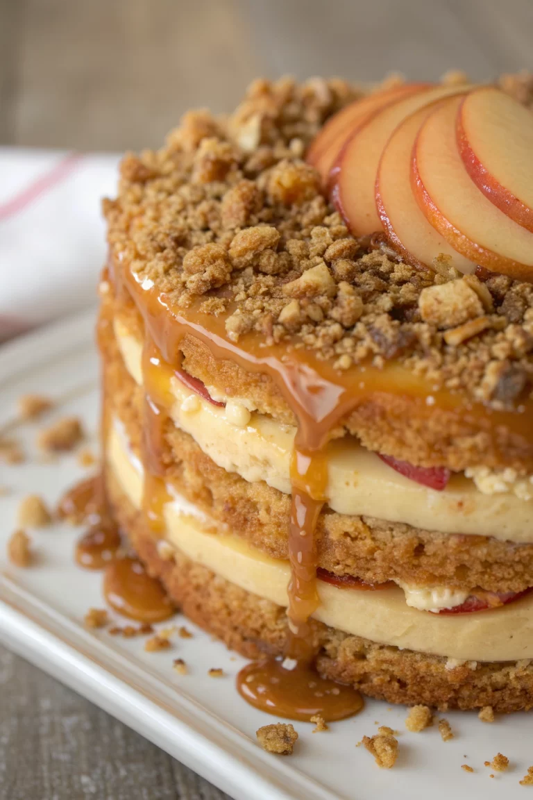 Salted Caramel Apple Pie Bars Recipe