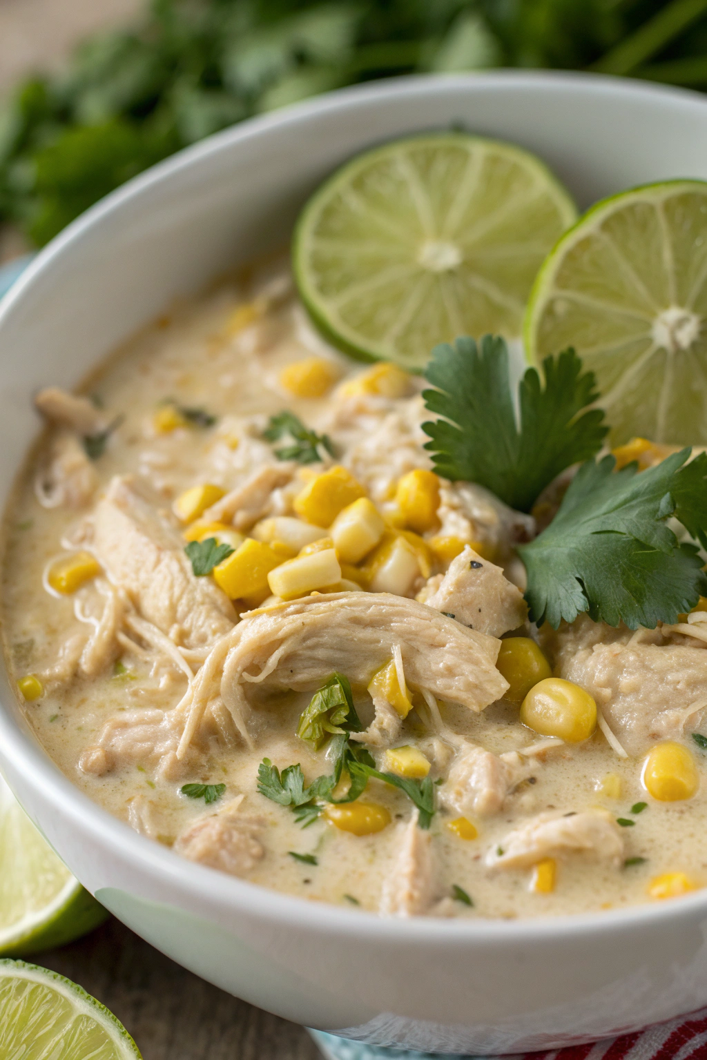 Slow Cooker Creamy White Chicken Chili Recipe