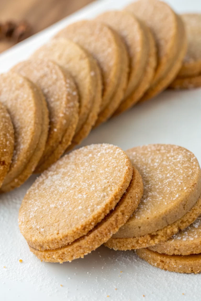 Spiced Pumpkin Shortbread Cookies Recipe