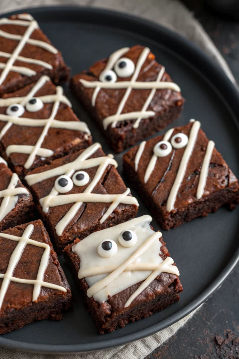 Spooky Mummy Brownies Recipe