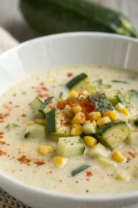 Summer Corn and Zucchini Chowder Recipe