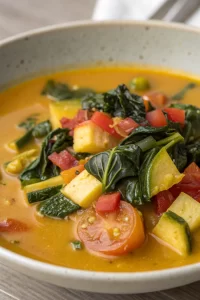 Summer Spinach And Zucchini Soup Recipe