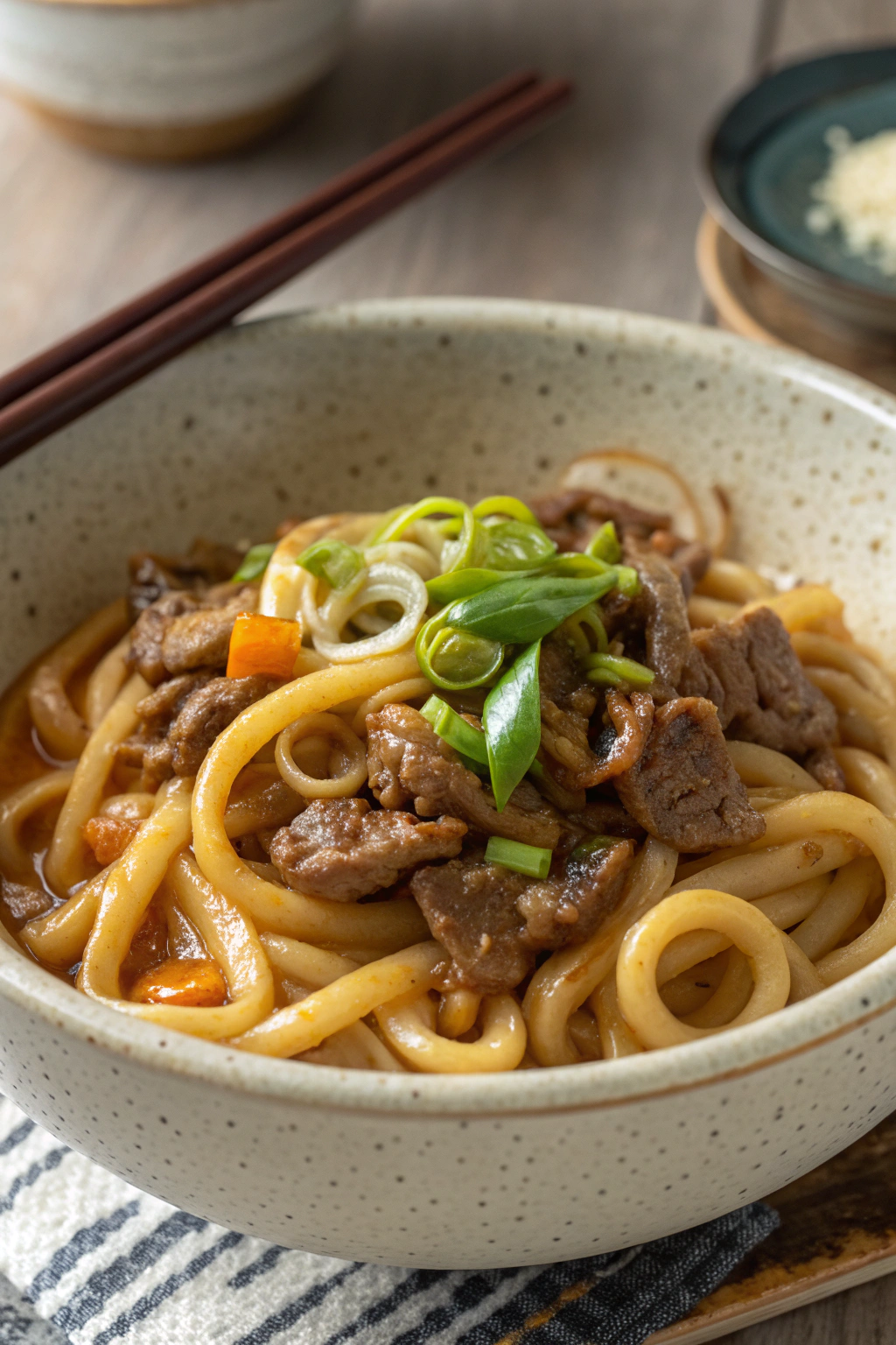 Tasty Beef Udon Stir Fry Recipe