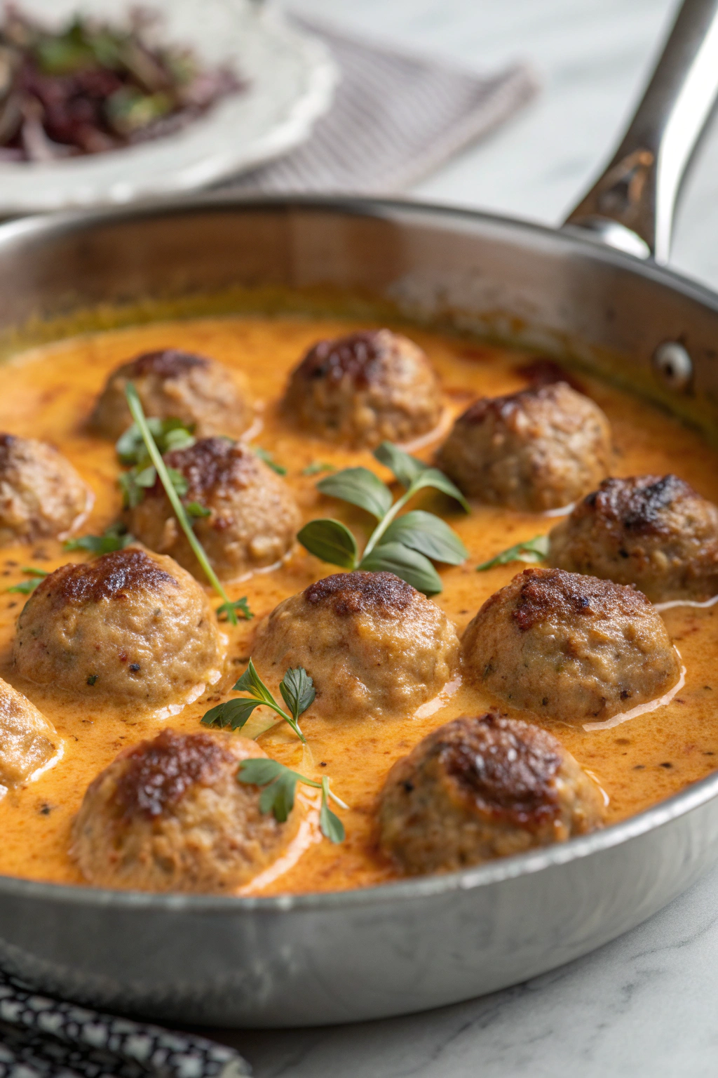 Turkey Meatballs in Pumpkin Sage Sauce Recipe