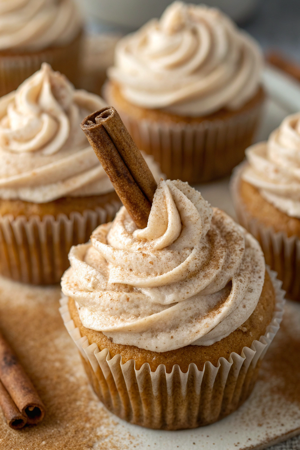 Vanilla Chai Pumpkin Latte Cupcakes Cinnamon Recipe