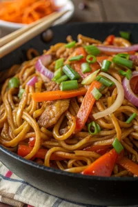 Yaki Udon with Shrimp Recipe