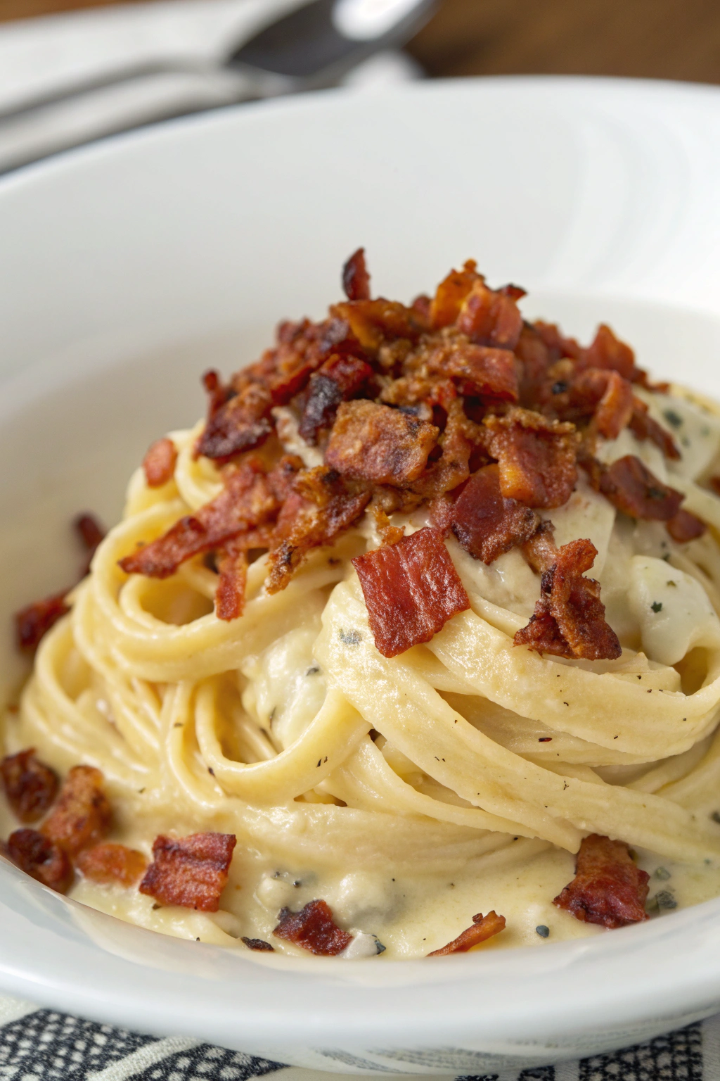 Zucchini Noodle Pasta Carbonara Recipe