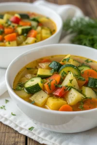Zucchini Vegetable Soup Recipe