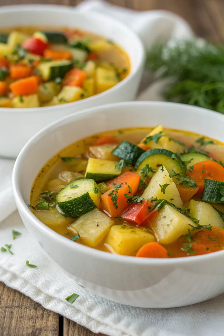 Zucchini Vegetable Soup Recipe