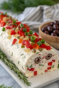 Antipasto Cream Cheese Log Recipe