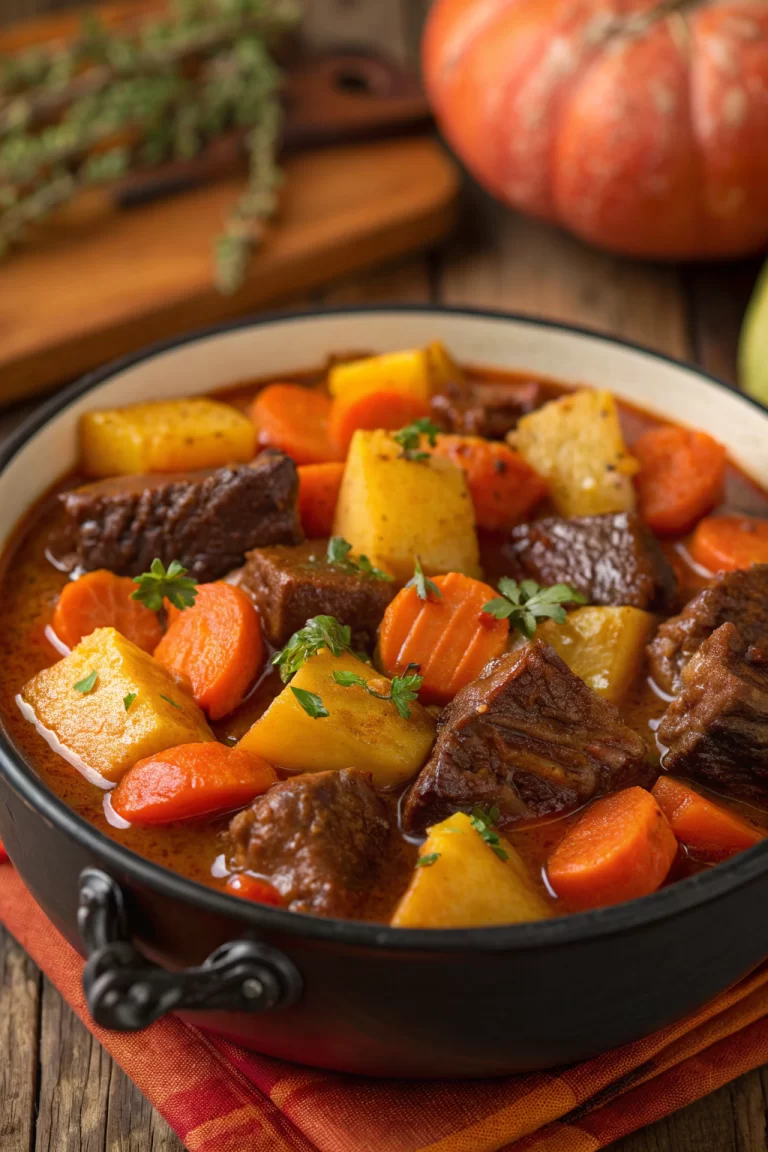 Autumn Harvest Beef Stew Recipe