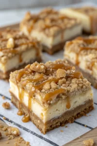 Caramel Apple Cheesecake Bars Recipe