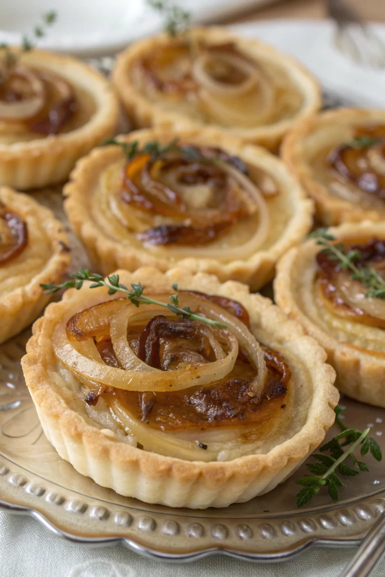 Caramelized Onion and Goat Cheese Tarts Recipe