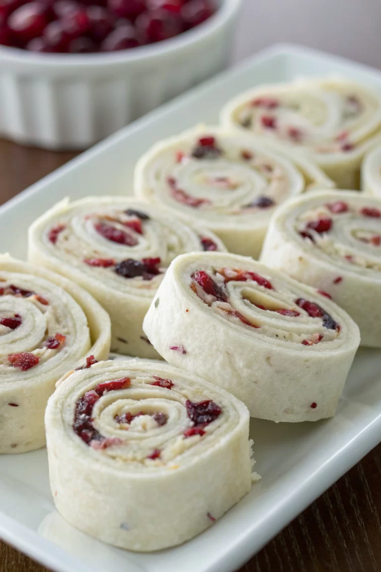 Christmas Cranberry Pinwheels Recipe