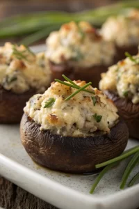 Christmas Stuffed Mushrooms Recipe
