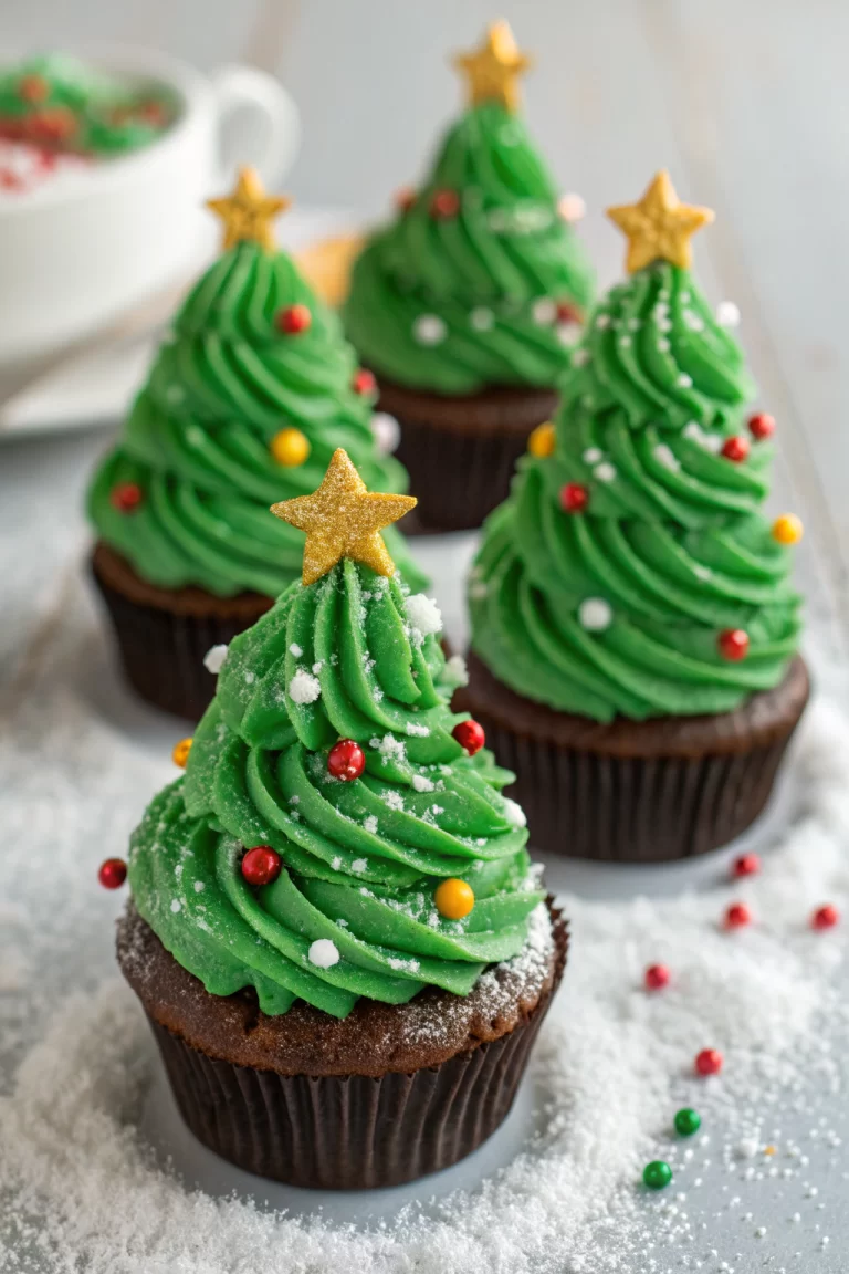 Christmas Tree Cupcake Recipe