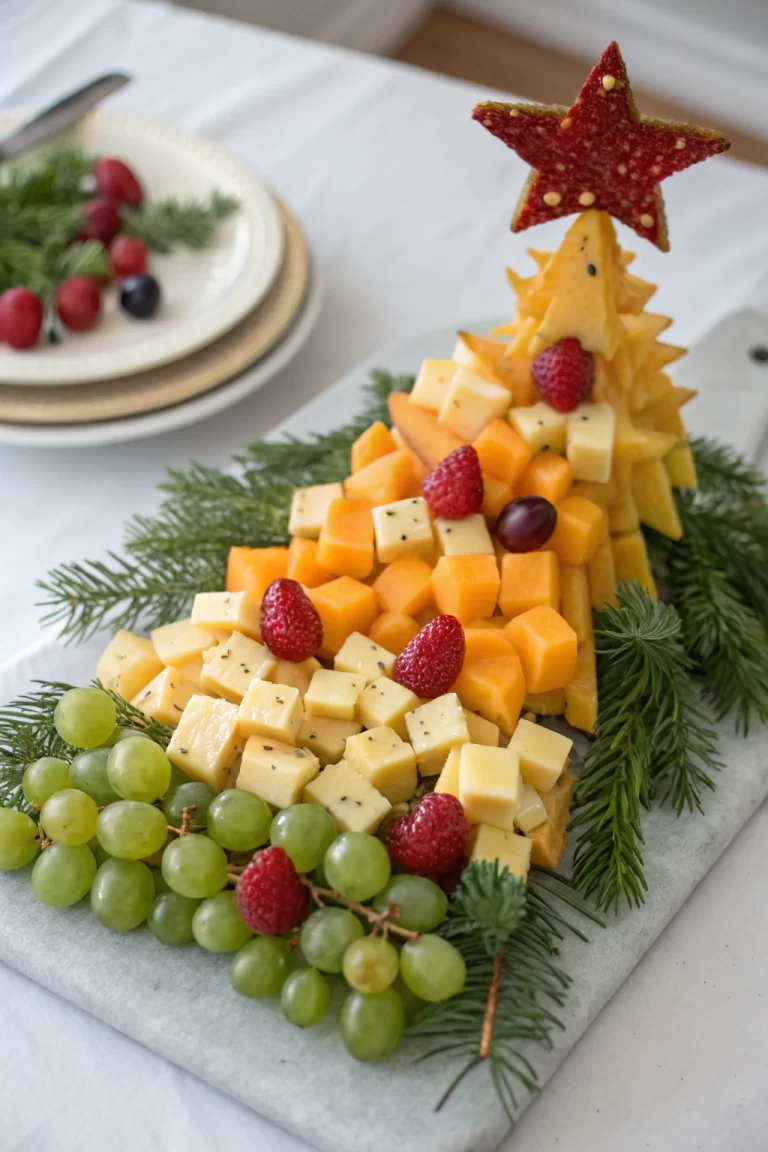 Christmas Tree Shaped Charcuterie Recipe